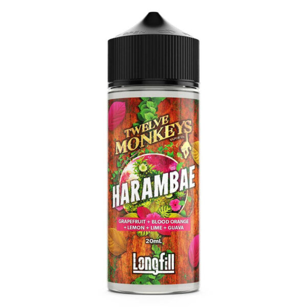 12-Monkeys-Classic-Harambae-20ml120ml-Flavorshot-wakeandvape Classic Harambae 20ml/120ml - 12 Monkeys