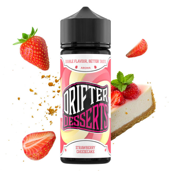 Drifter-Desserts-Strawberry-Cheesecake-24ml-120ml-wakeandvape Strawberry Cheesecake 24ml/120ml - Drifter Desserts