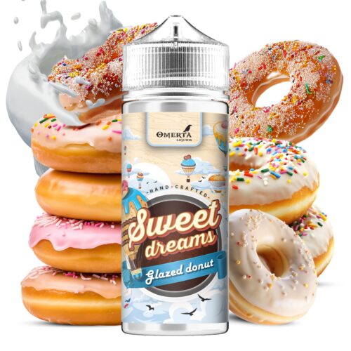 SWEET DREAMS GLAZED DONUT 120ML-wakeandvape Glazed Donut Sweet Dreams 30ml/120ml – Omerta