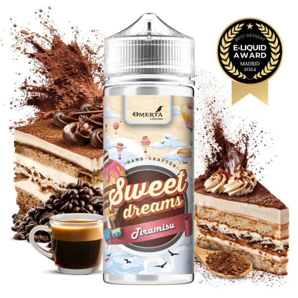 SWEET DREAMS TIRAMISU 120ML-wakeandvape Tiramisu Sweet Dreams 30ml/120ml – Omerta