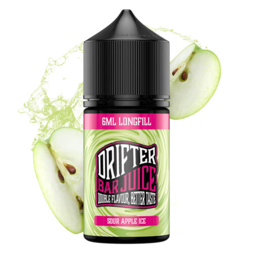 Drifter-Bar-Juice-Sour-Apple-Ice-6ml-30ml-prasino-milo-wakeandvape Sour Apple Ice 6ml (30ml) – Drifter Bar Juice Flavorshots
