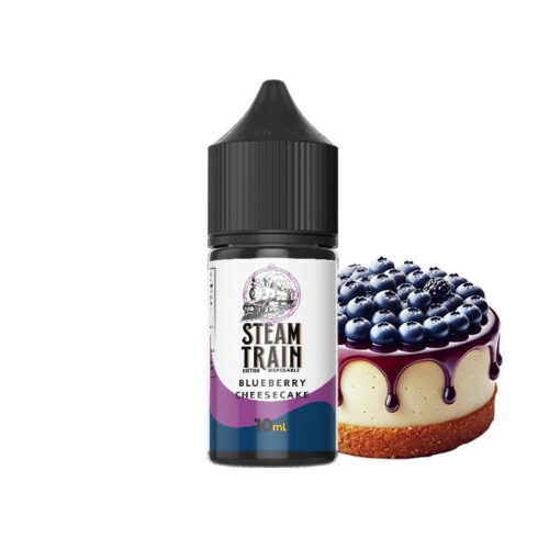 Steam Train Disposable Edition Blueberry Cheeasecake -10ml-30ml-wakeandvape Steam Train Disposable Edition Blueberry Cheesecake 10/30ml