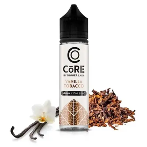 dinner-lady-core-vanilla-tobacco-20ml-60ml-kapnos-vanilia-flavour-shots-wakeandvape Dinner Lady Core Vanilla Tobacco Flavourshot 20/60ML