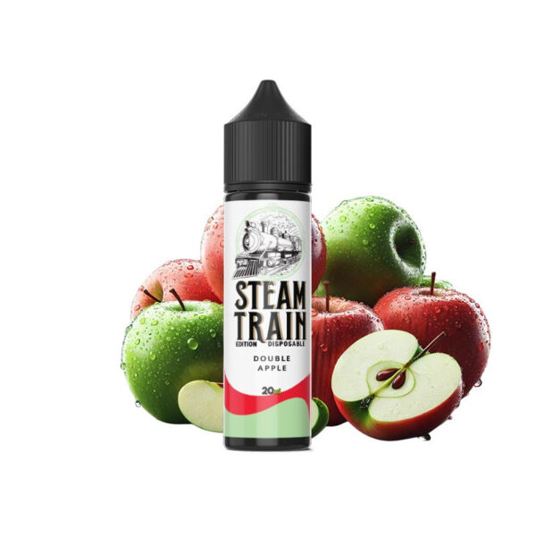 double-apple-disposable-edition-steam-train-20ml-60ml-wakeandvape Double Apple Disposable Edition 20ml/60ml - Steam Train
