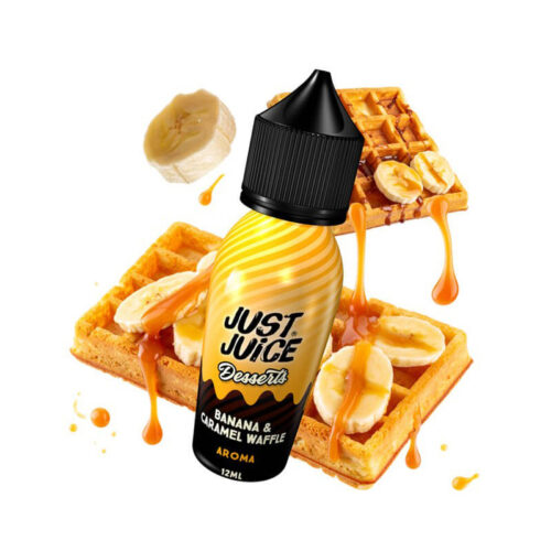 Just Juice Banana and Caramel Waffle Flavor Shot 12/60ml