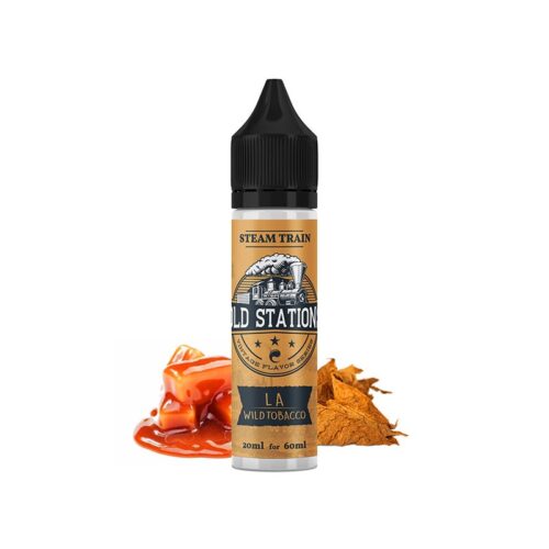 la-wild-tobacco-old-stations-20ml-60ml-wakeandvape LA Wild Tobacco Old Stations 20ml/60ml - Steam Train