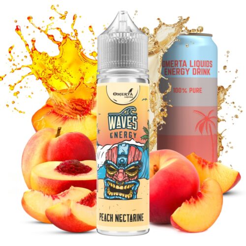 omerta-waves-energy-peach-nectarine-15ml-60ml-wakeandvape Peach Nectarine Waves Energy 15ml/60ml - Omerta