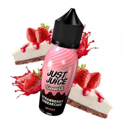 strawberry-cheesecake-just-juice-desserts-12ml-60ml-wakeandvape Just Juice Strawberry Cheesecake Flavor Shot 12/60ml