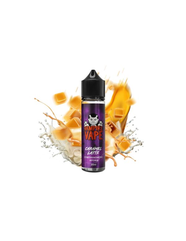 vampire-vape-caramel-latte-flavour-shot-60ml-karamela-kafes-wakeandvape Vampire Vape Caramel Latte Flavour Shot 20/60ml