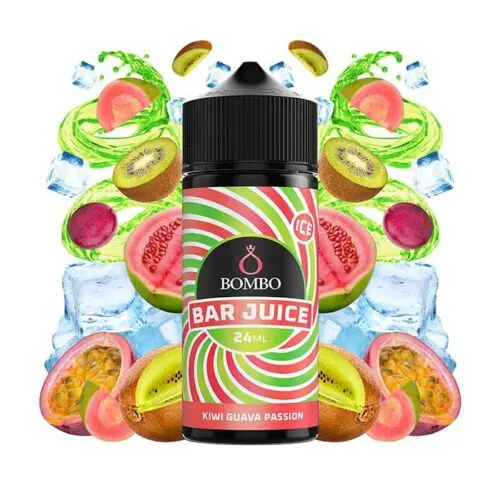 bombo-bar-juice-kiwi-guava-passion-24ml-120ml-aktinidio-gkouava-frouto-tou-pathous-pagos-flavour-shots-wakeandvape-500x500 Ανακάλυψε έναν εξωτικό παράδεισο γεύσεων με το Bombo Bar Juice Kiwi Guava Passion, ένα απολαυστικό flavor shot που συνδυάζει αρμονικά το δροσερό ακτινίδιο, τη γλυκιά γκουάβα και την έντονη, αρωματική νότα του passion fruit. Το αποτέλεσμα είναι μια πλούσια, φρουτένια εμπειρία με τροπικό χαρακτήρα και μοναδική ένταση.