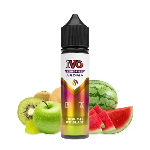 tropical-ice-blast-ivg-60ml-flavor-shots-normal-aktinidio-karpouzi-mhlo-wakeandvape-500x500 Υγρό αναπλήρωσης για ηλεκτρονικό τσιγάρο με πλούσια γεύση και έντονο άρωμα για μοναδική εμπειρία ατμίσματος. Κατάλληλο για όλα τα ηλεκτρονικά τσιγάρα και συμβατό με όλες τις συσκευές vape, προσφέρει ισορροπημένο χτύπημα και απολαυστικό vaping καθ’ όλη τη διάρκεια της ημέρας. Ιδανική επιλογή για όσους αναζητούν ποιοτικά υγρά αναπλήρωσης για καθημερινό άτμισμα. Το tropical-ice-blast-ivg-60ml flavorshot που συνδυάζει ακτινίδιο, καρπούζι και μήλο 60ml περιέχει 12ml pg. Συγκαταλέγεται στα είδη υγρών φρουτένια και δροσερά και υπάρχει η δυνατότητα τοποθέτησης νικοτίνης. Ένας δροσερός συνδυασμός από εξωτικά φρούτα που χαρίζει ισορροπημένη γλυκόξινη γεύση. Οι νότες από ζουμερό ακτινίδιο συναντούν το δροσερό καρπούζι, ενώ το πράσινο μήλο προσθέτει μια ελαφριά, φρουτώδη οξύτητα που ολοκληρώνει ιδανικά το απολαυστικό αυτό γευστικό προφίλ.