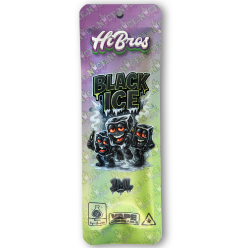 Black Ice - Dr. Bro's 90% Blend 1ml - Μίας Χρήσης