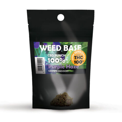 Weed Base – Ανθοί Κάνναβης CBD PUNCH 100% Purple Haze 1g