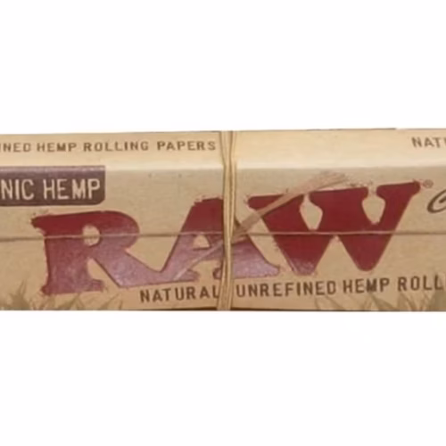 RAW KING SIZE Organic Αλεύκαντο SLIM συν TIPS με Τζιβάνες 32 φύλλα