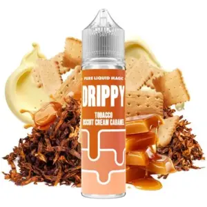 Το Drippy Tobacco Biscuit Cream Caramel 20ml της Omerta Flavorshots συνδυάζει τον καπνικό χαρακτήρα με νότες μπισκότου, κρεμώδους υφής και γλυκιάς καραμέλας. Ένα πολυδιάστατο αρωματικό προφίλ που ισορροπεί ανάμεσα στις καπνικές και τις γλυκές νότες, ιδανικό για όσους αναζητούν έναν ξεχωριστό συνδυασμό γεύσεων.