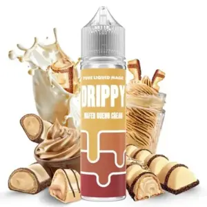 ο Drippy Wafer Bueno Cream 20ml της Omerta Flavorshots συνδυάζει το άρωμα τραγανού wafer με γλυκές, κρεμώδεις νότες σοκολατένιας πραλίνας τύπου Bueno. Ένα απολαυστικό επιδόρπιο αρωματικό προφίλ για όσους αγαπούν τους συνδυασμούς σοκολάτας, γκοφρέτας και κρέμας.